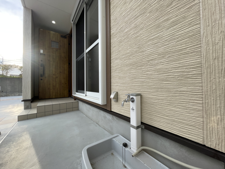 水栓あります。