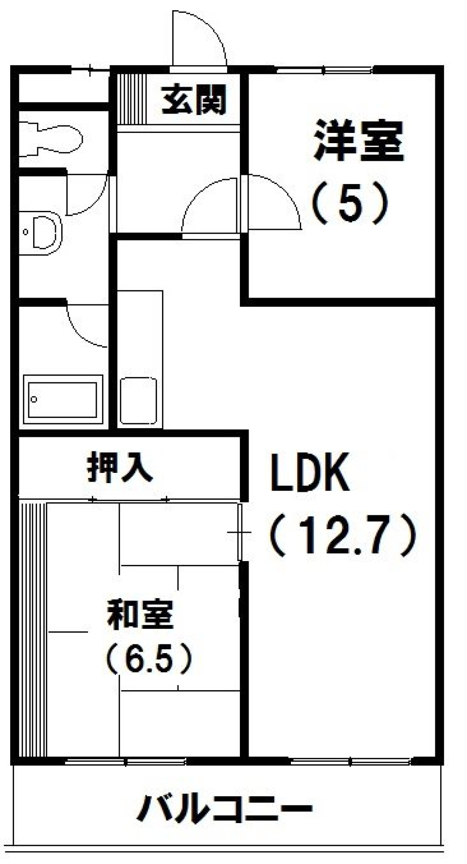 朝日を浴びて起きるの間取り図
