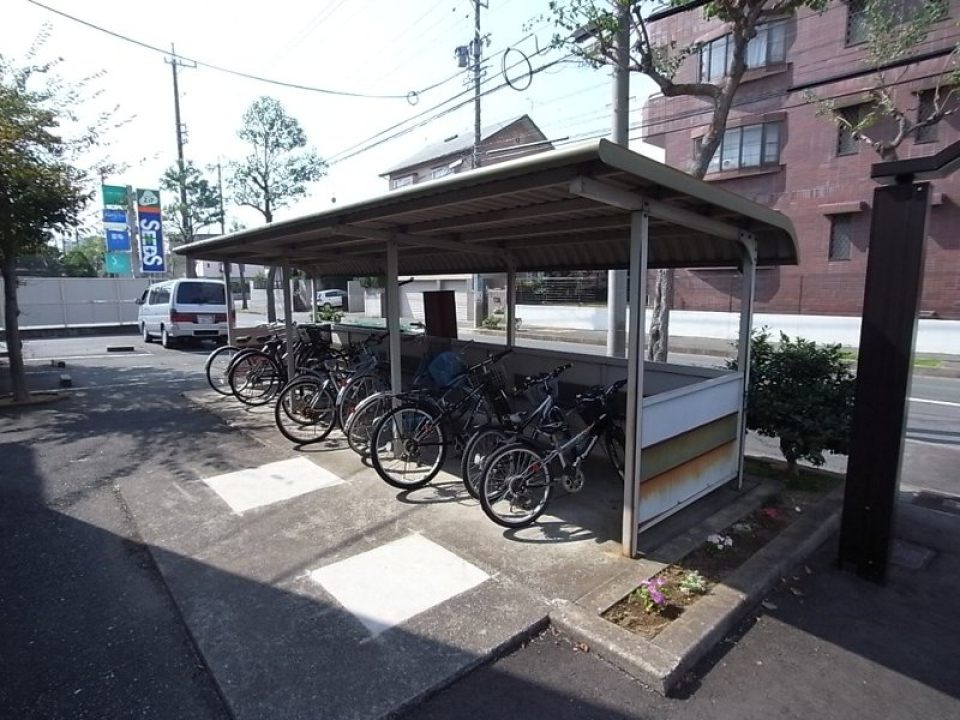 駐輪場もあります