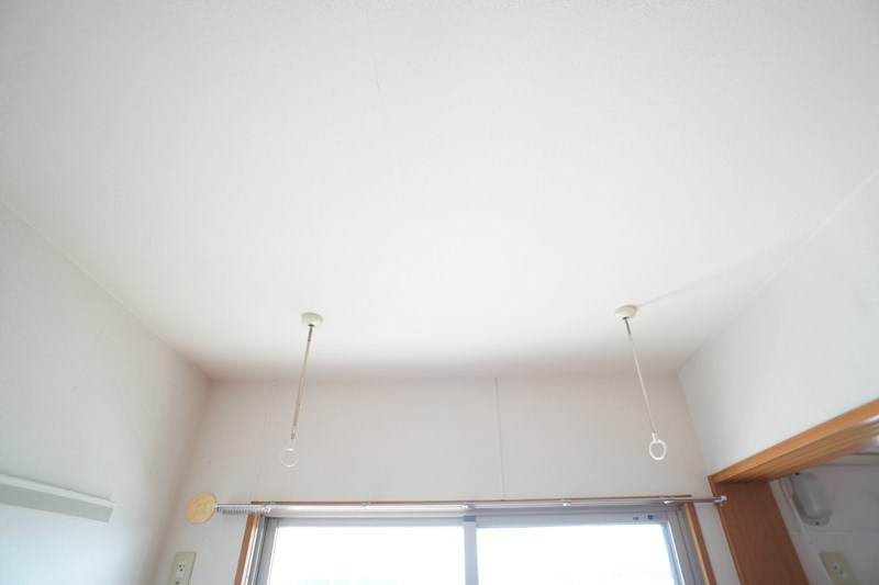 室内物干し付きで雨の日も安心◎