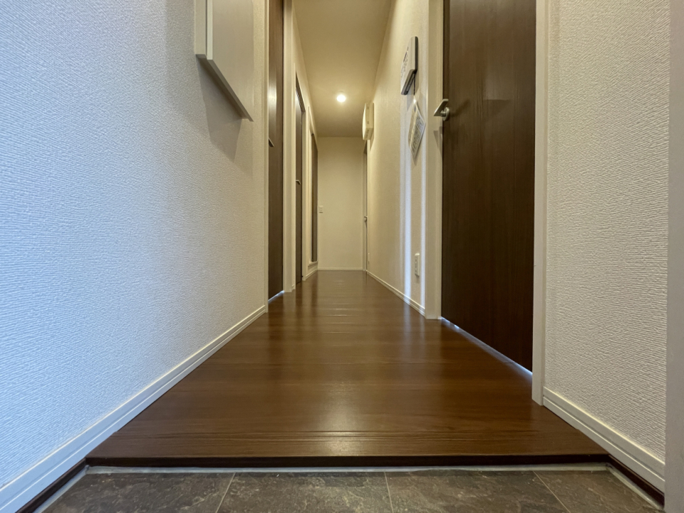 廊下の段差が少ないのもPOINT