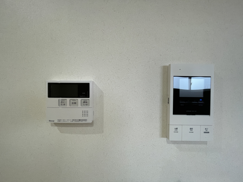 TVインターホン付きで安心です