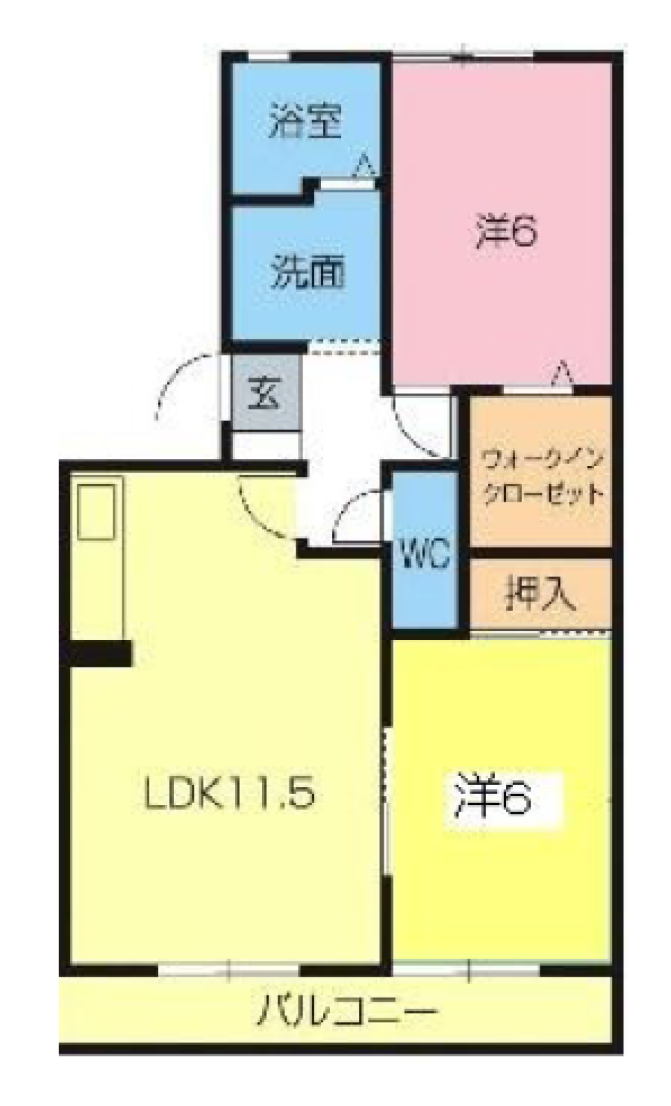 空色ひらく、きゅん空間の間取り図
