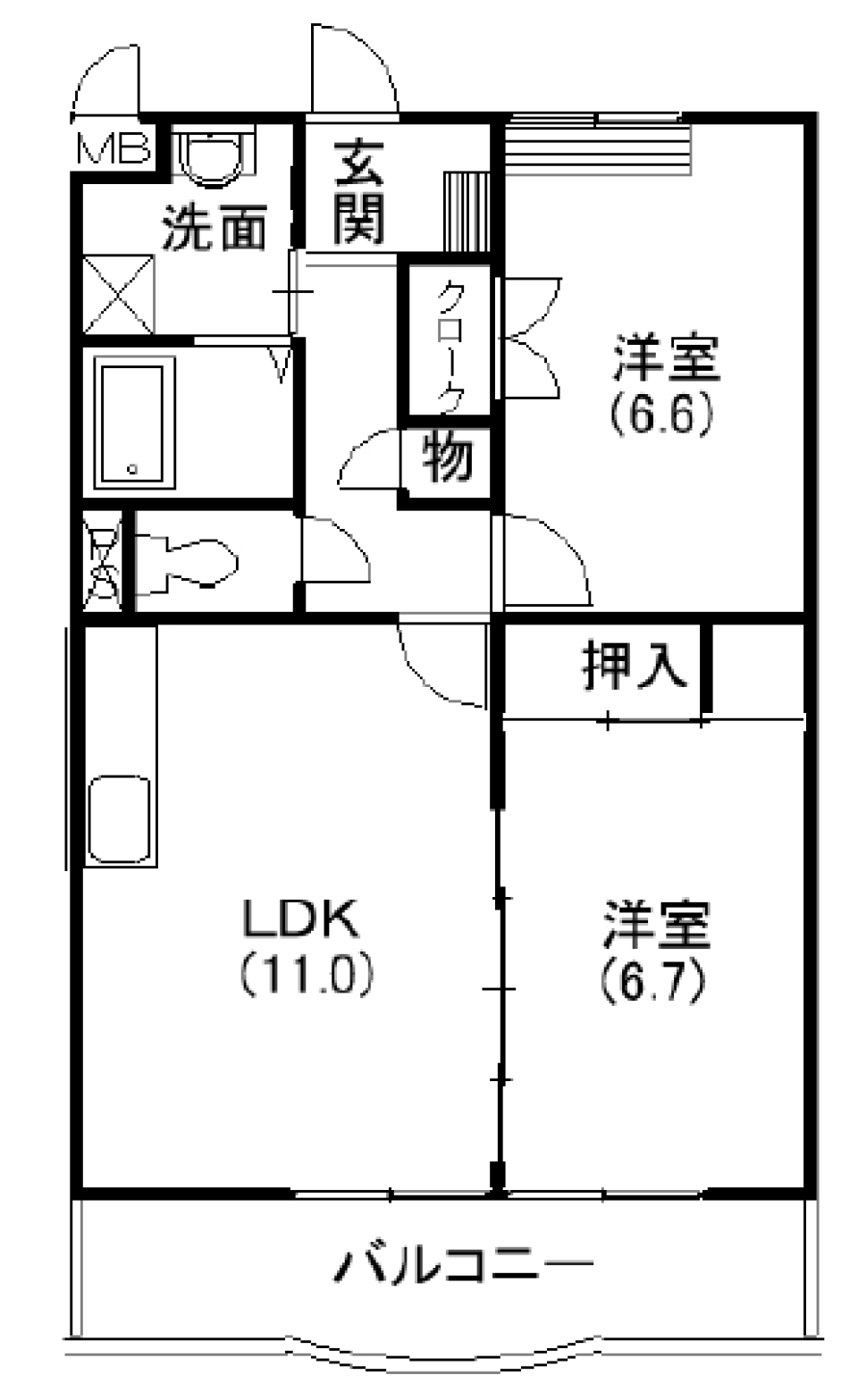 マリンスポーツの拠点にの間取り図