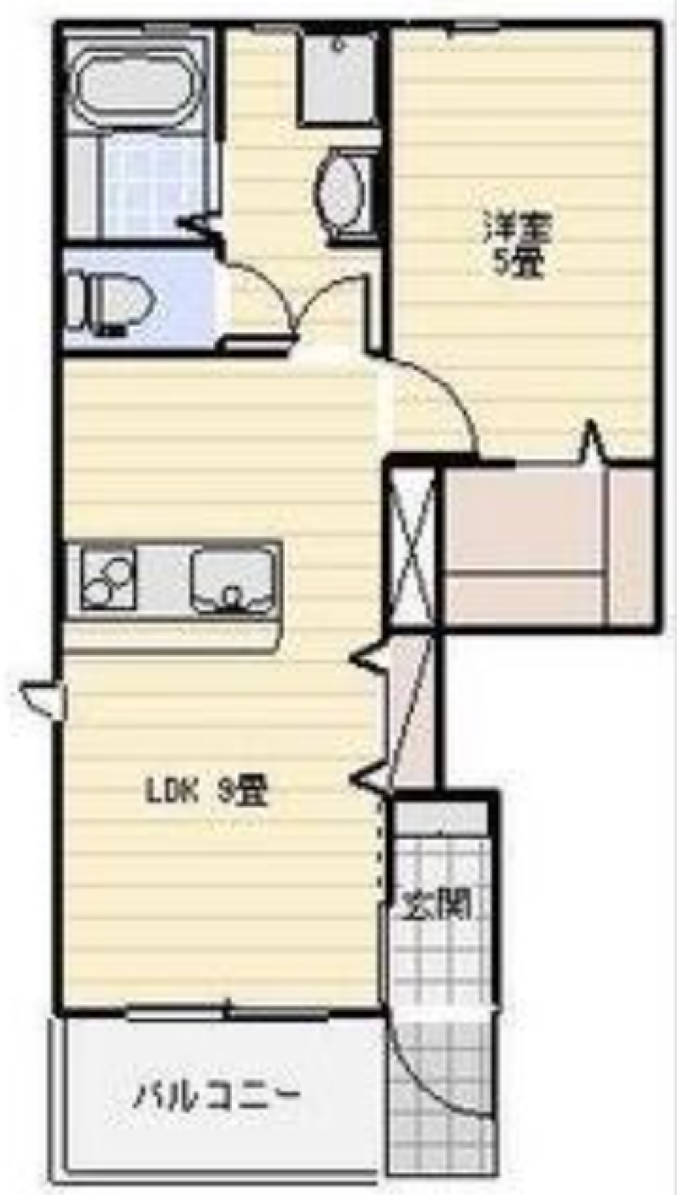 だから雨が怖くないの間取り図