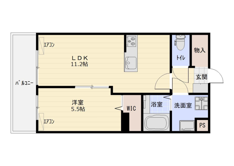ぎゅっと全部。の間取り図
