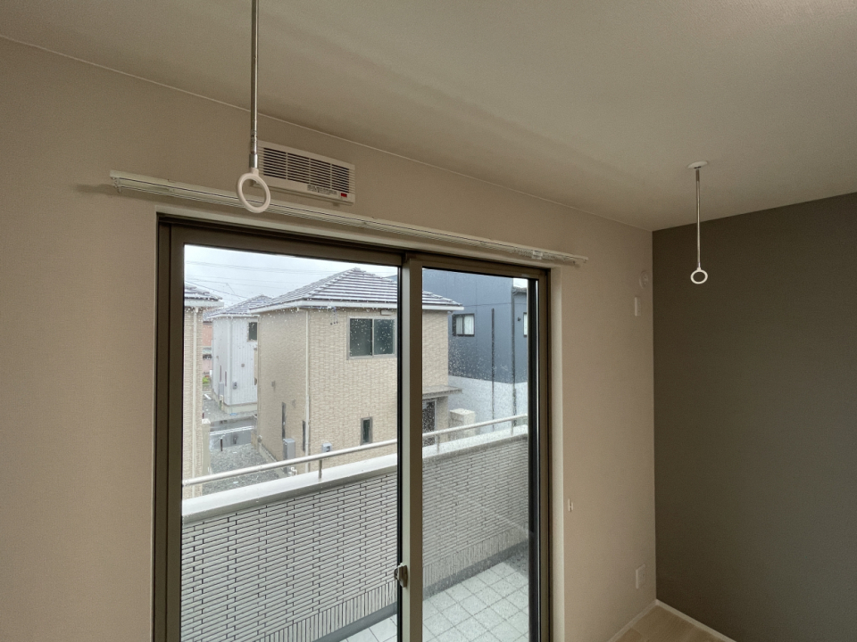 室内物干しもついています◎
