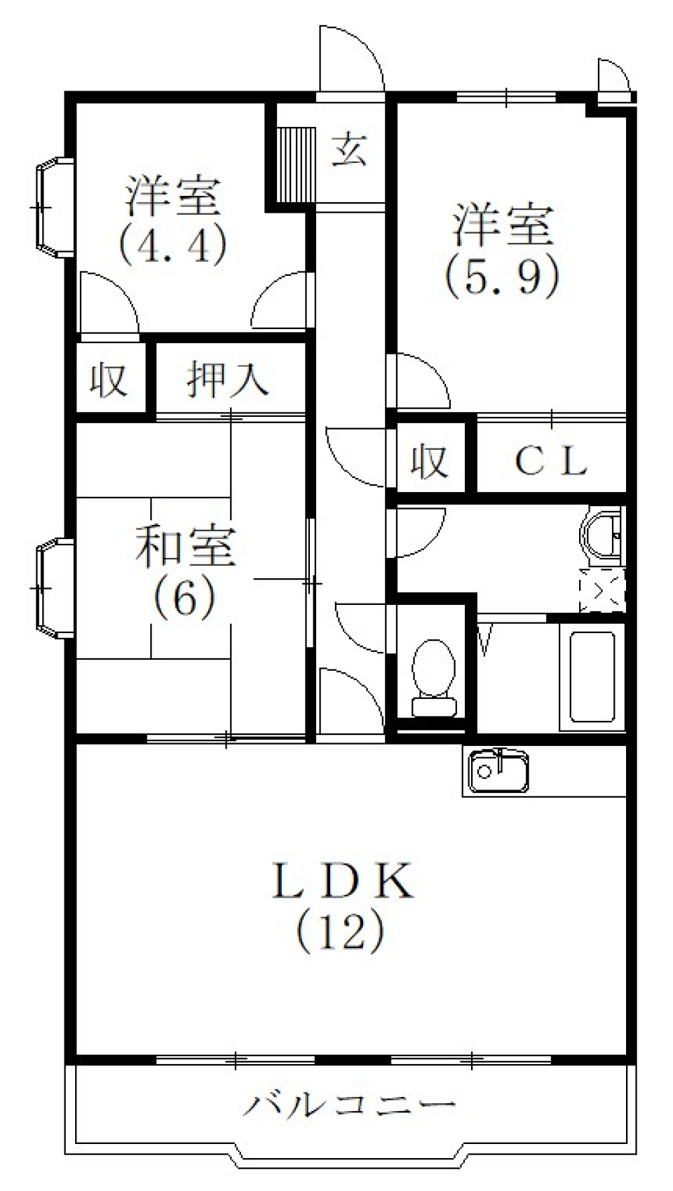 ほくほくぽてと。の間取り図