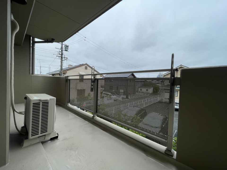 LDKのバルコニー