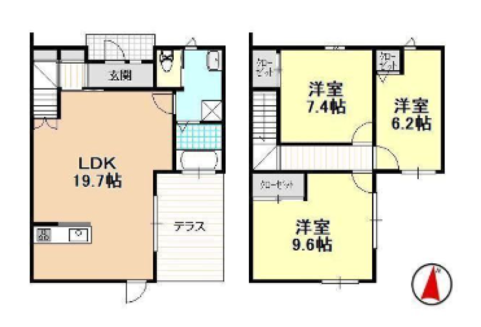 夕方のバタバタにさようなら。の間取り図