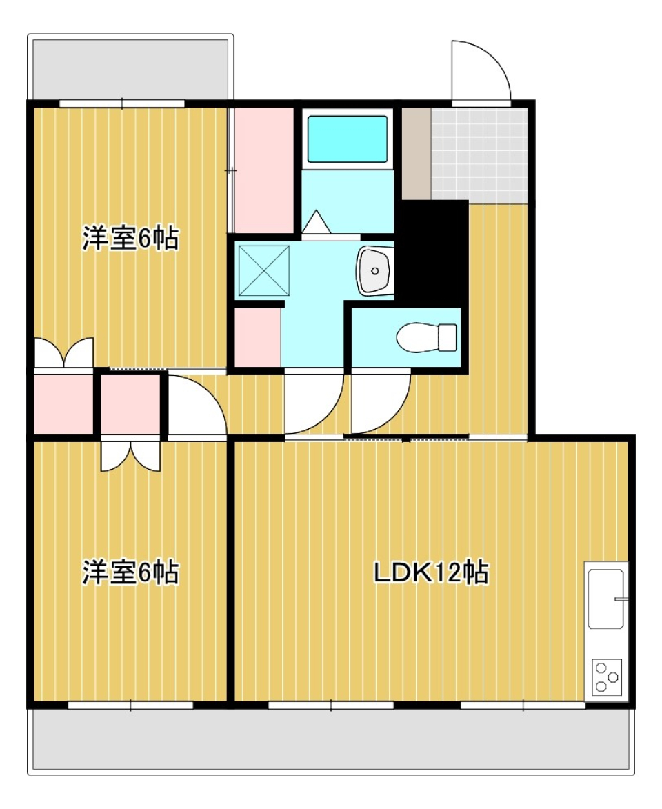 ふわふわ柔らかい時間の間取り図