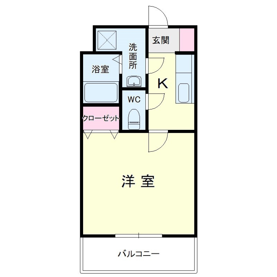 レコードを置いての間取り図