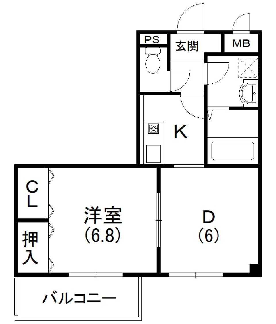 シンプルでいいの間取り図