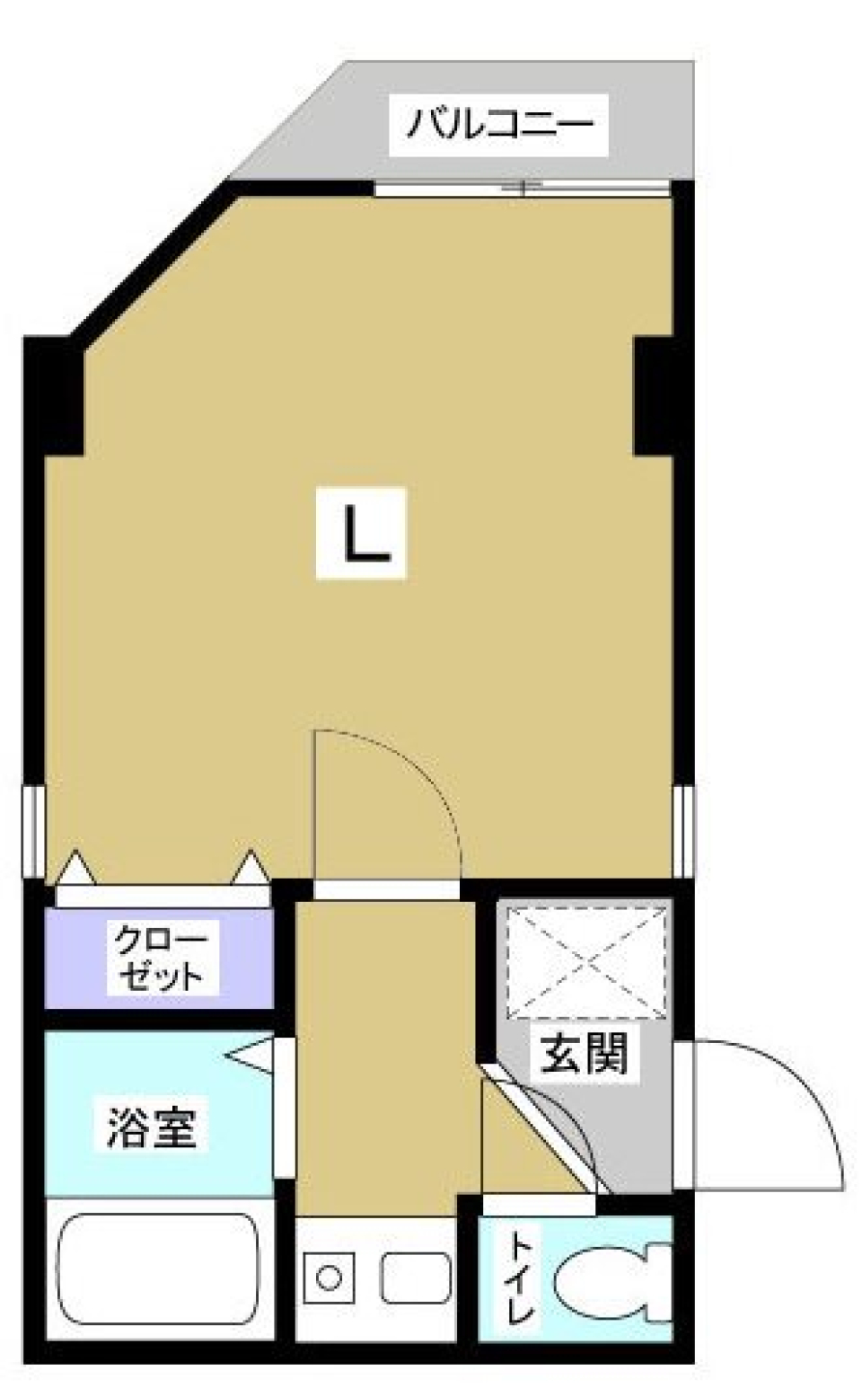 ふふふ不思議な形の間取り図