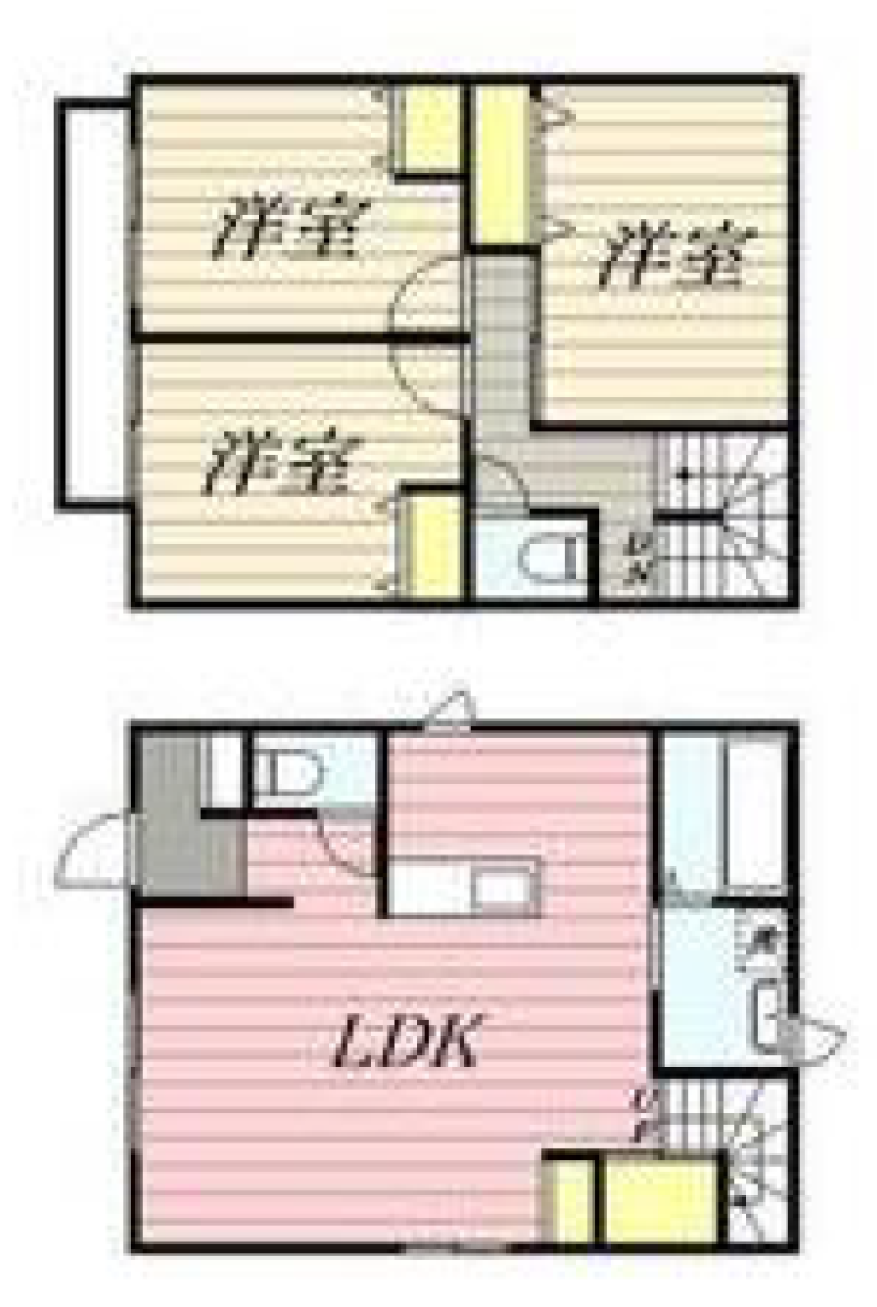 ソーラーでエコな生活の間取り図