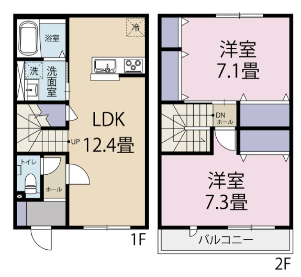 夜が待ち遠しくなるの間取り図