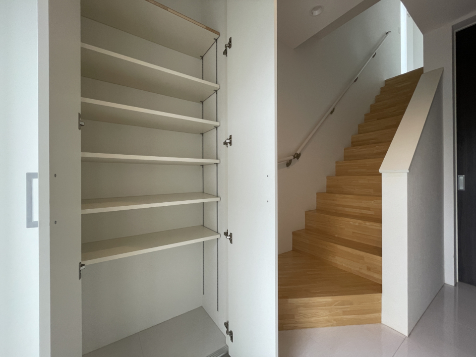 靴はこちらへ！