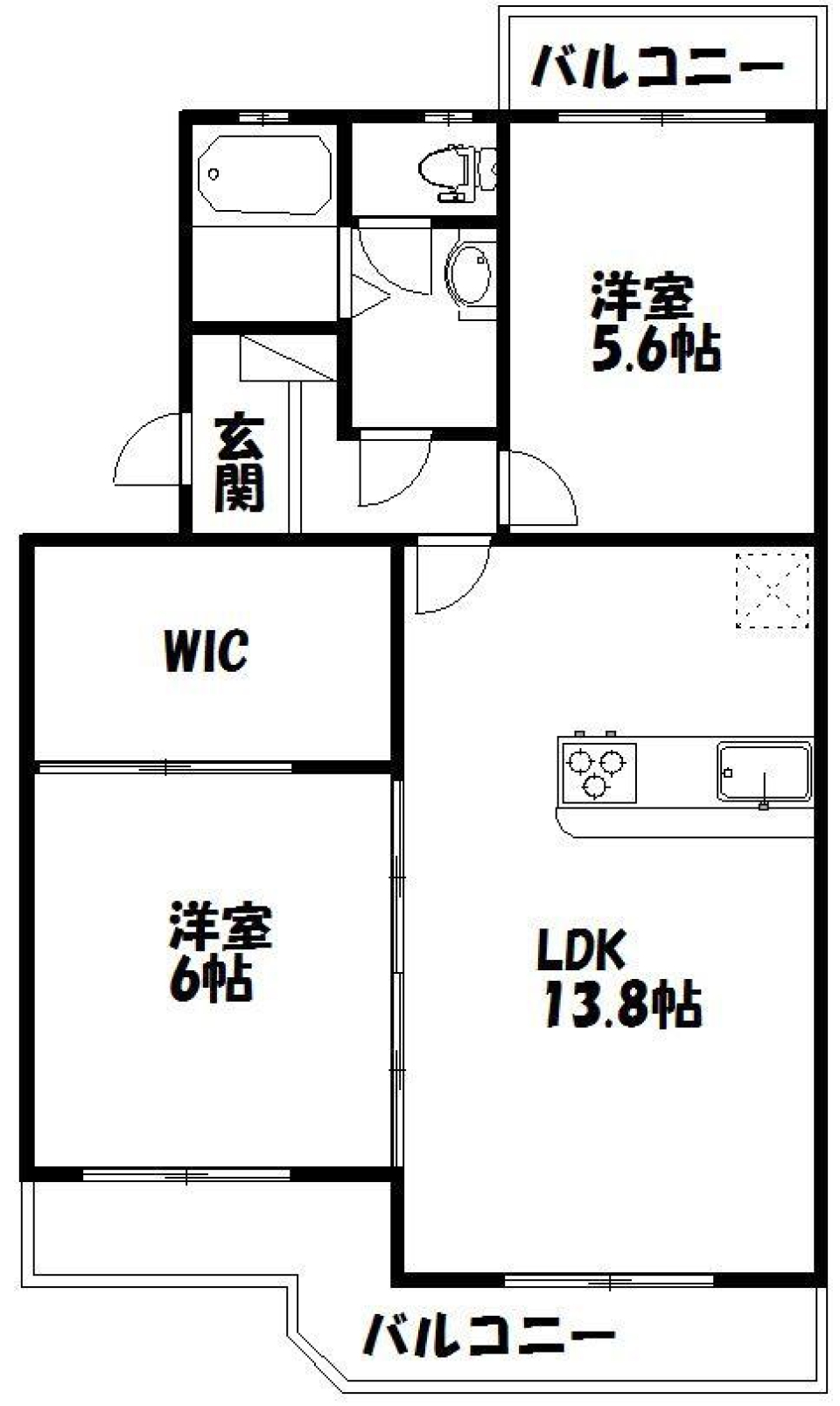 もちもち雪見大福。の間取り図