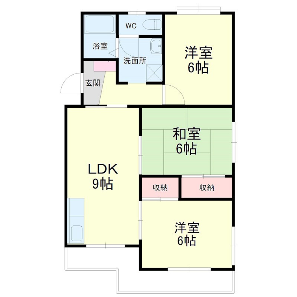 のびのび息をするの間取り図