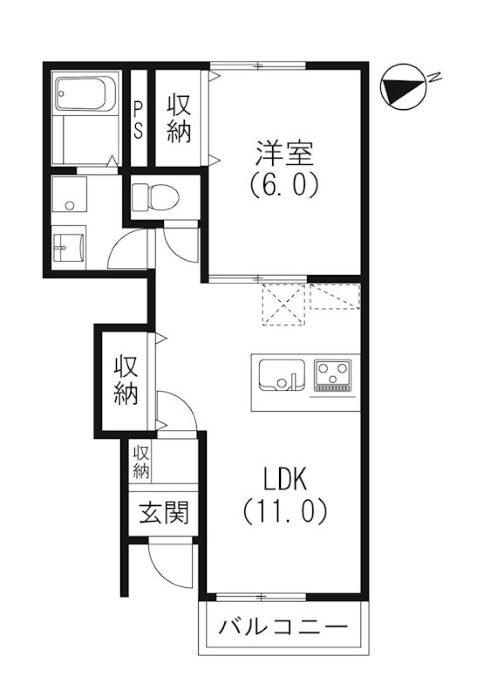 間違いない選択の間取り図