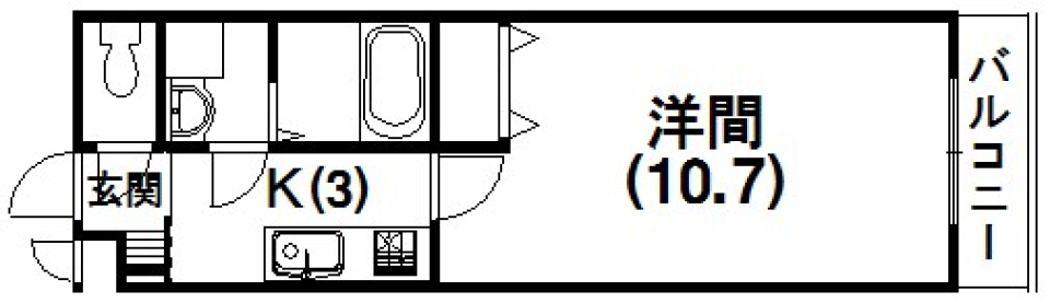 マイナスイオン感じますの間取り図