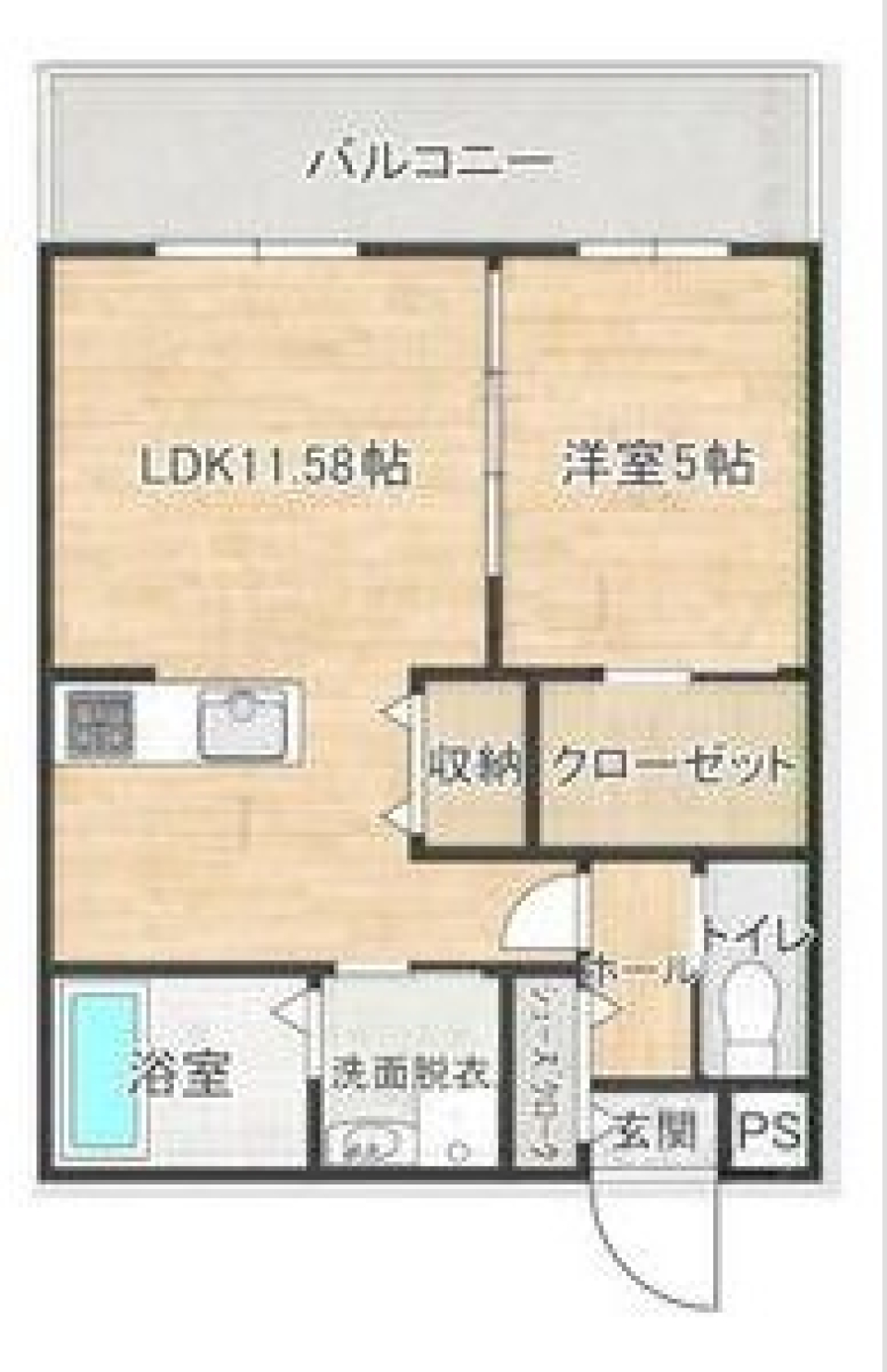 ツリーハウスで暮らその間取り図