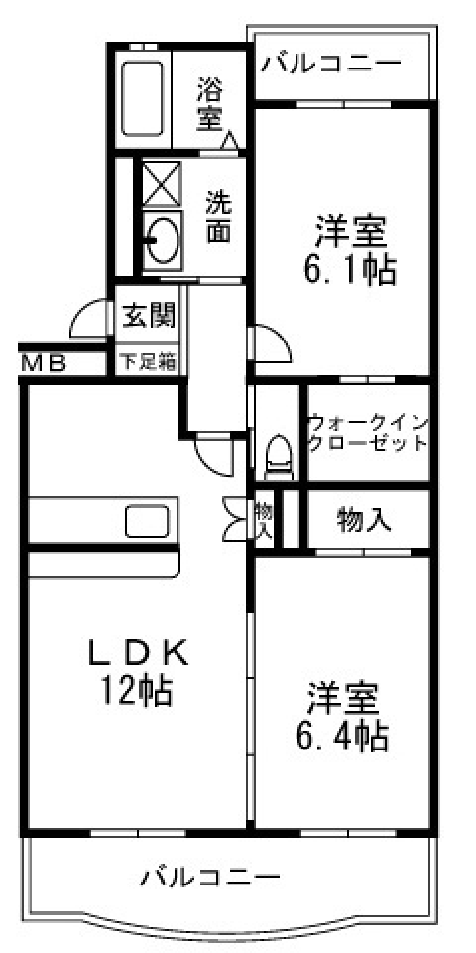気分は自分で上げてくっ！の間取り図