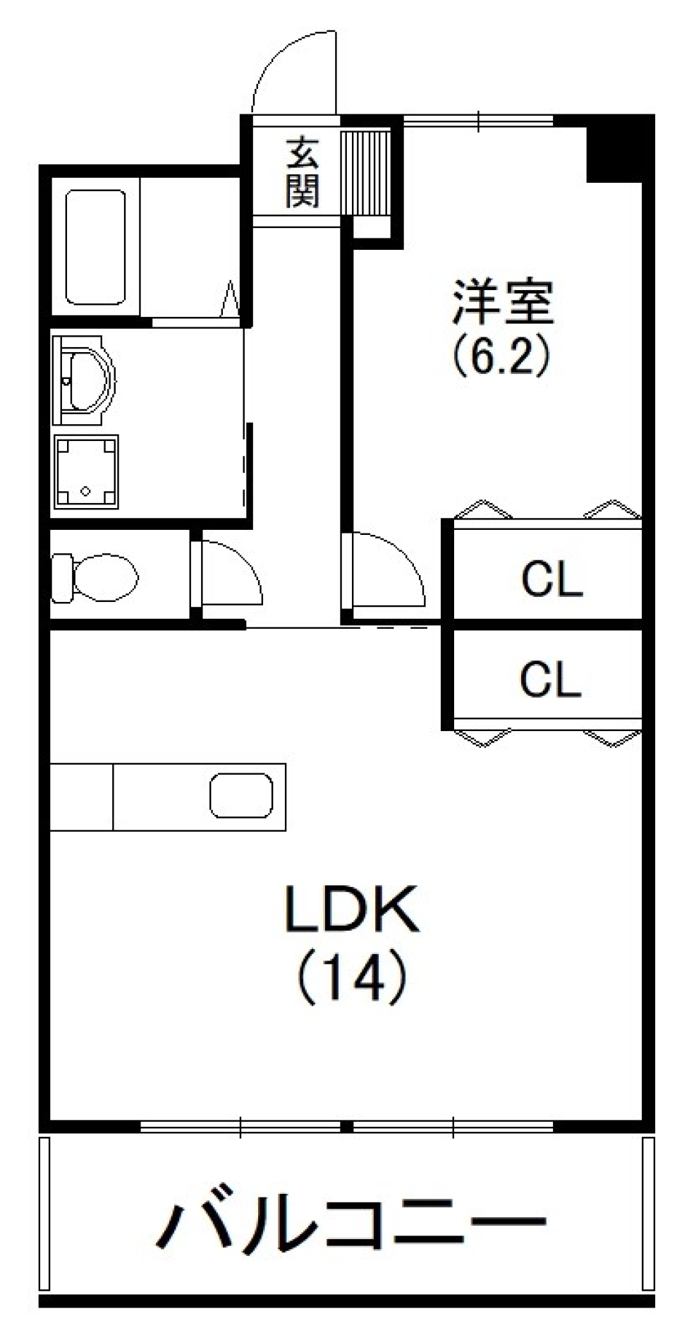 忙しなさから距離をとっての間取り図