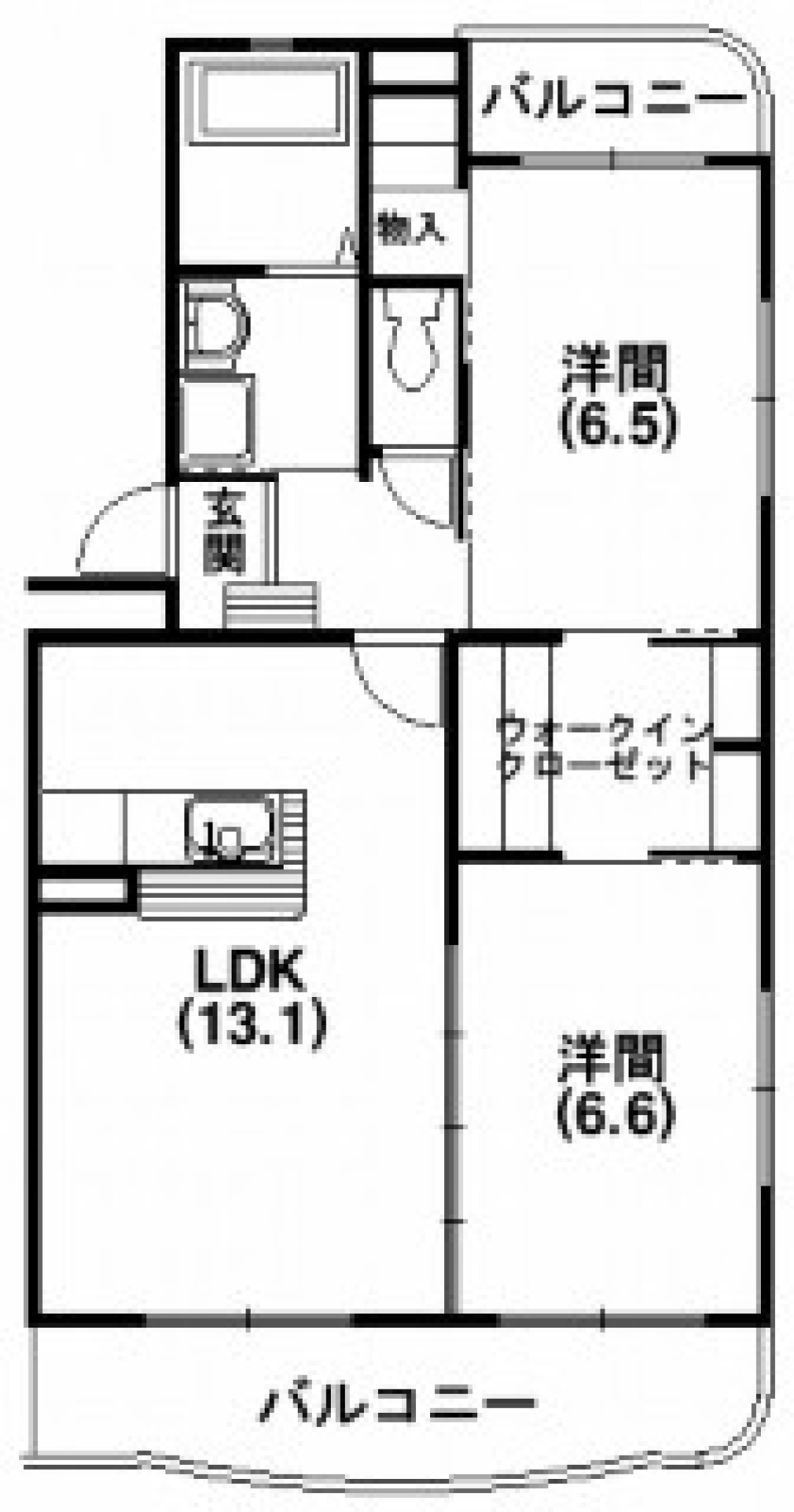 神動線でQOLが上がる！の間取り図