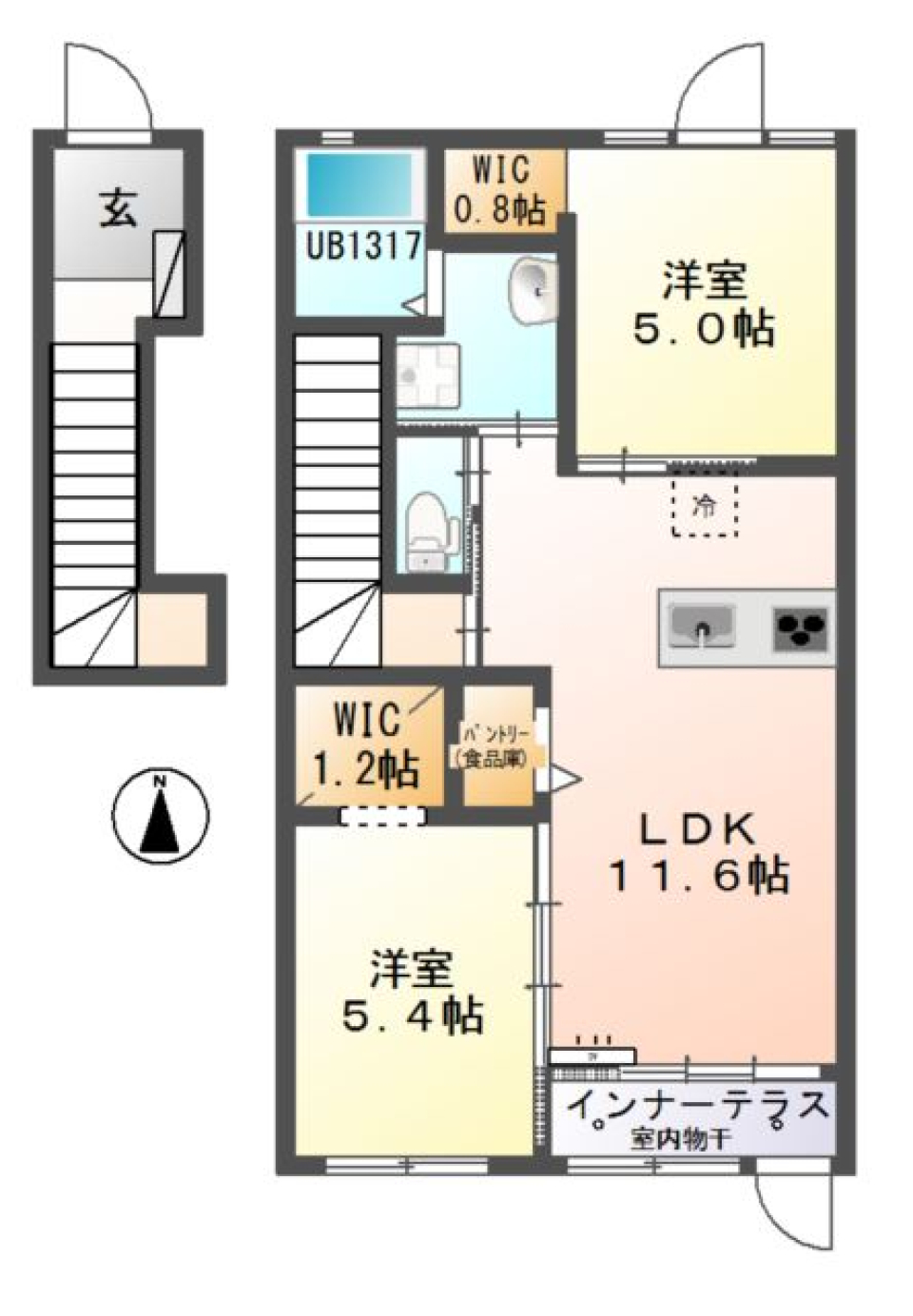 プリンセスroomの間取り図