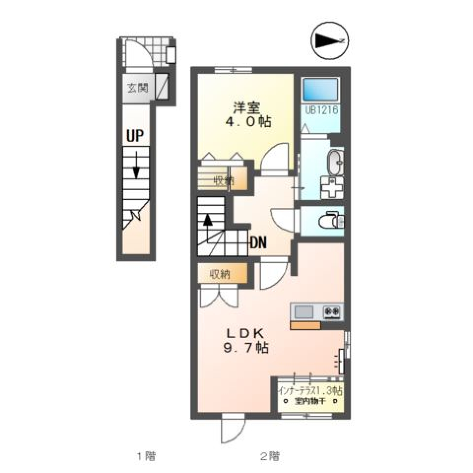 シュガービターの間取り図
