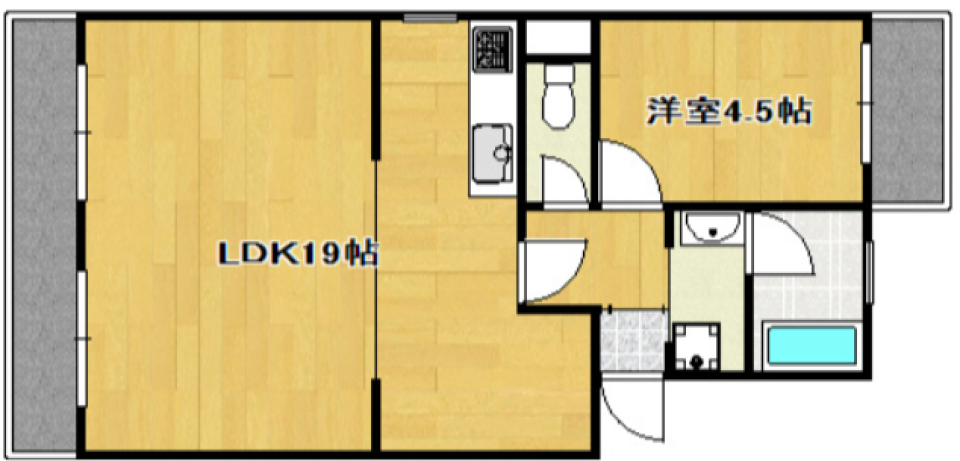 吸い込まれるホワイトワールドの間取り図