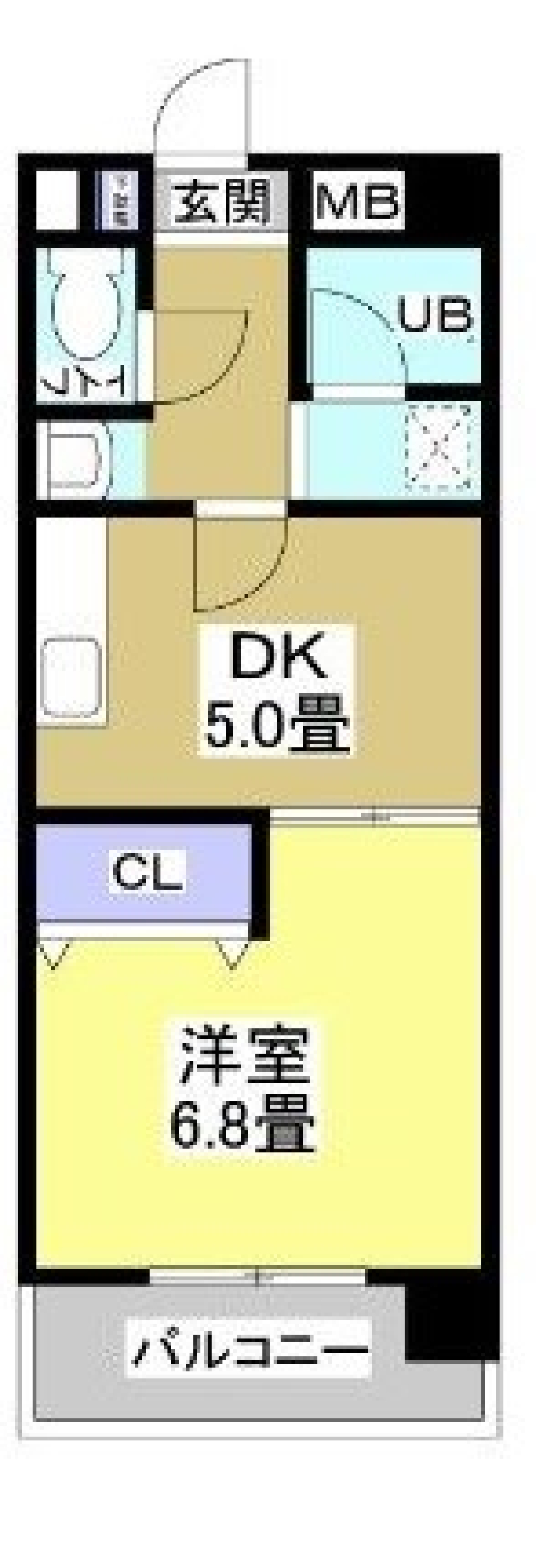 DKの魅力の間取り図