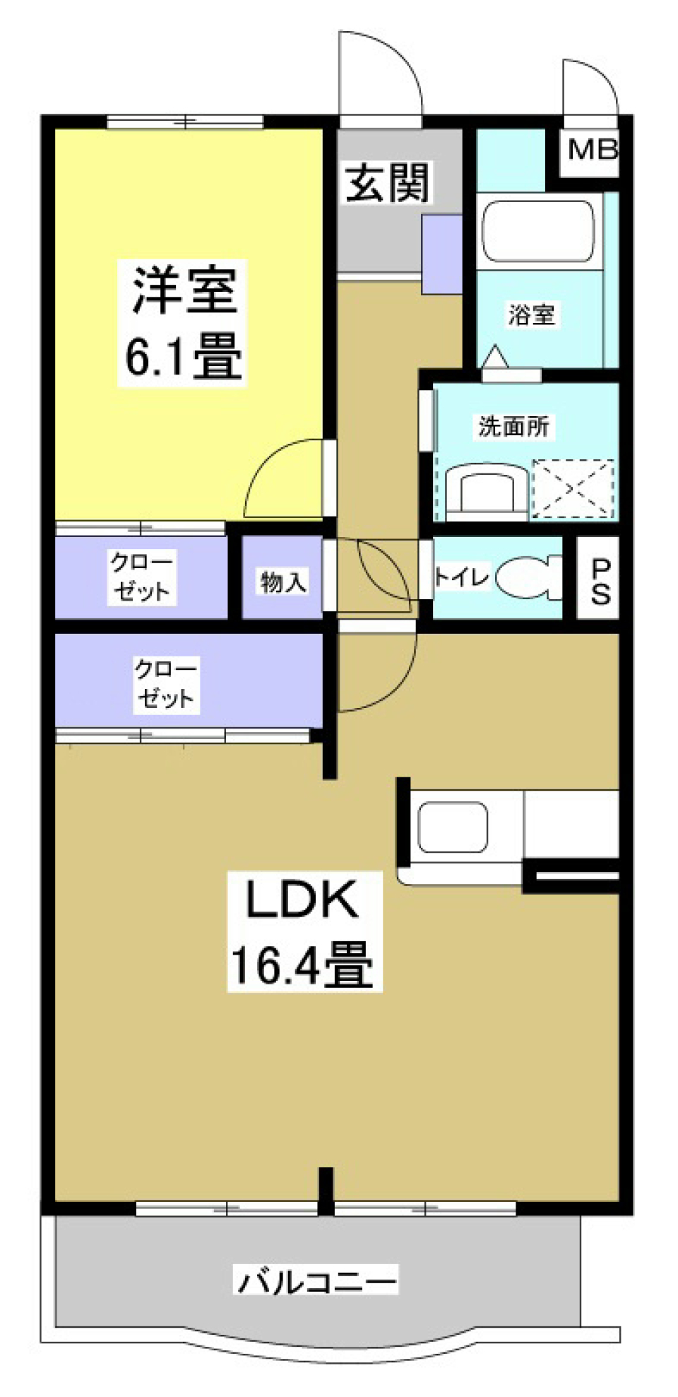 湖の側で花が咲くの間取り図