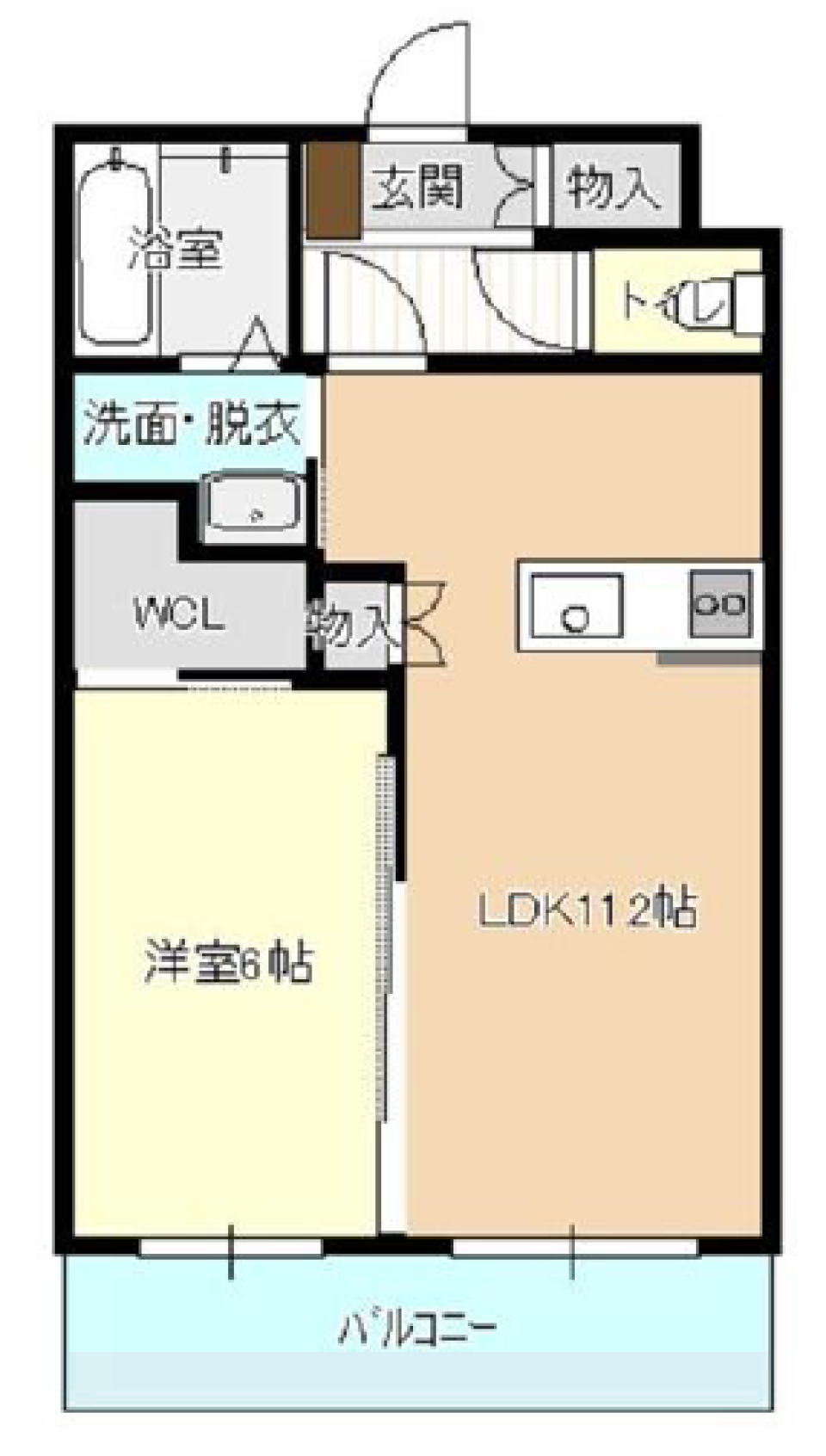 駅近・コンビニ近・ドラスト近の間取り図