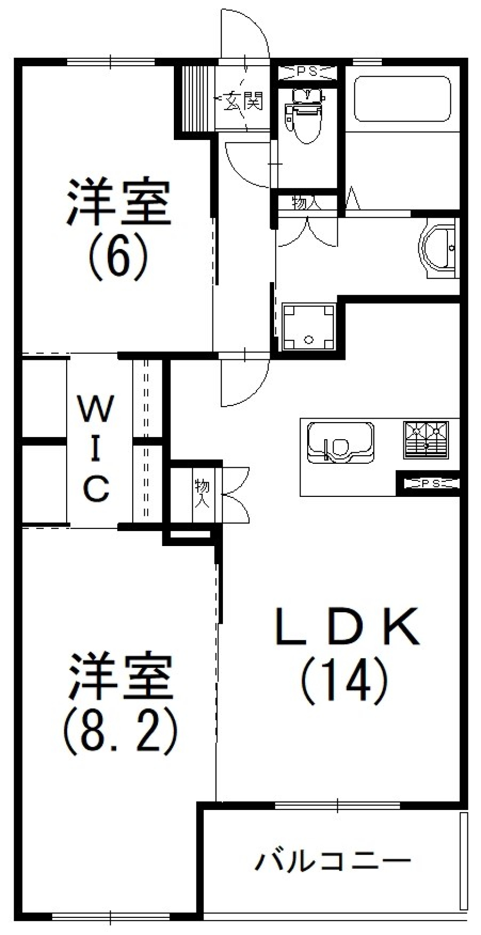 こんがりキャラメルの間取り図