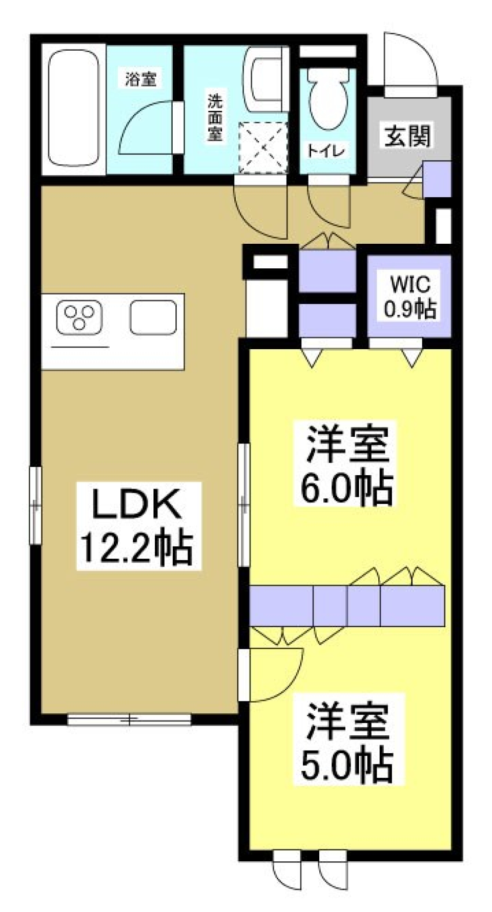 極上ホワイトroom［ペット可］の間取り図