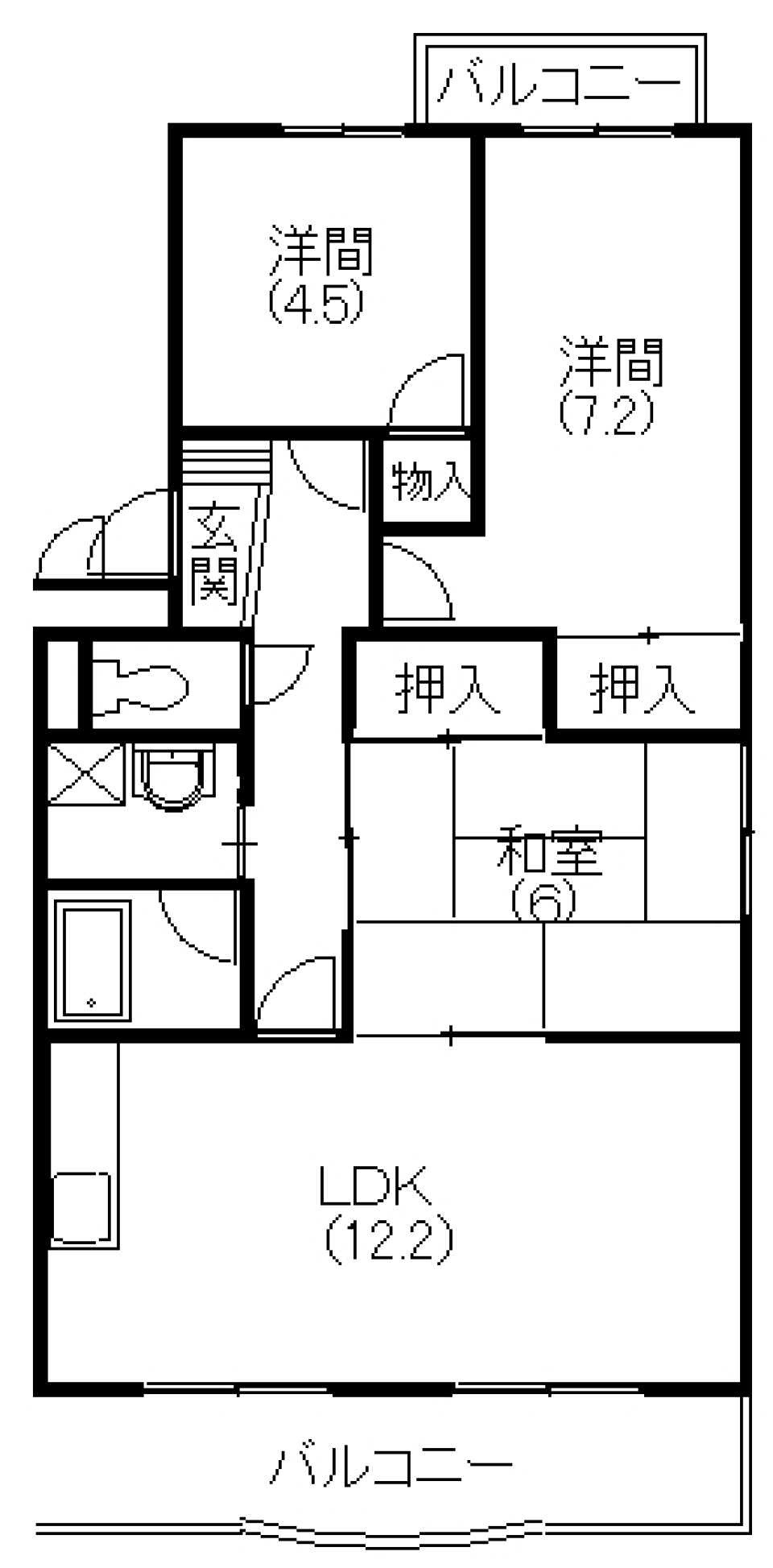 小さなオアシス。［ペット可］の間取り図