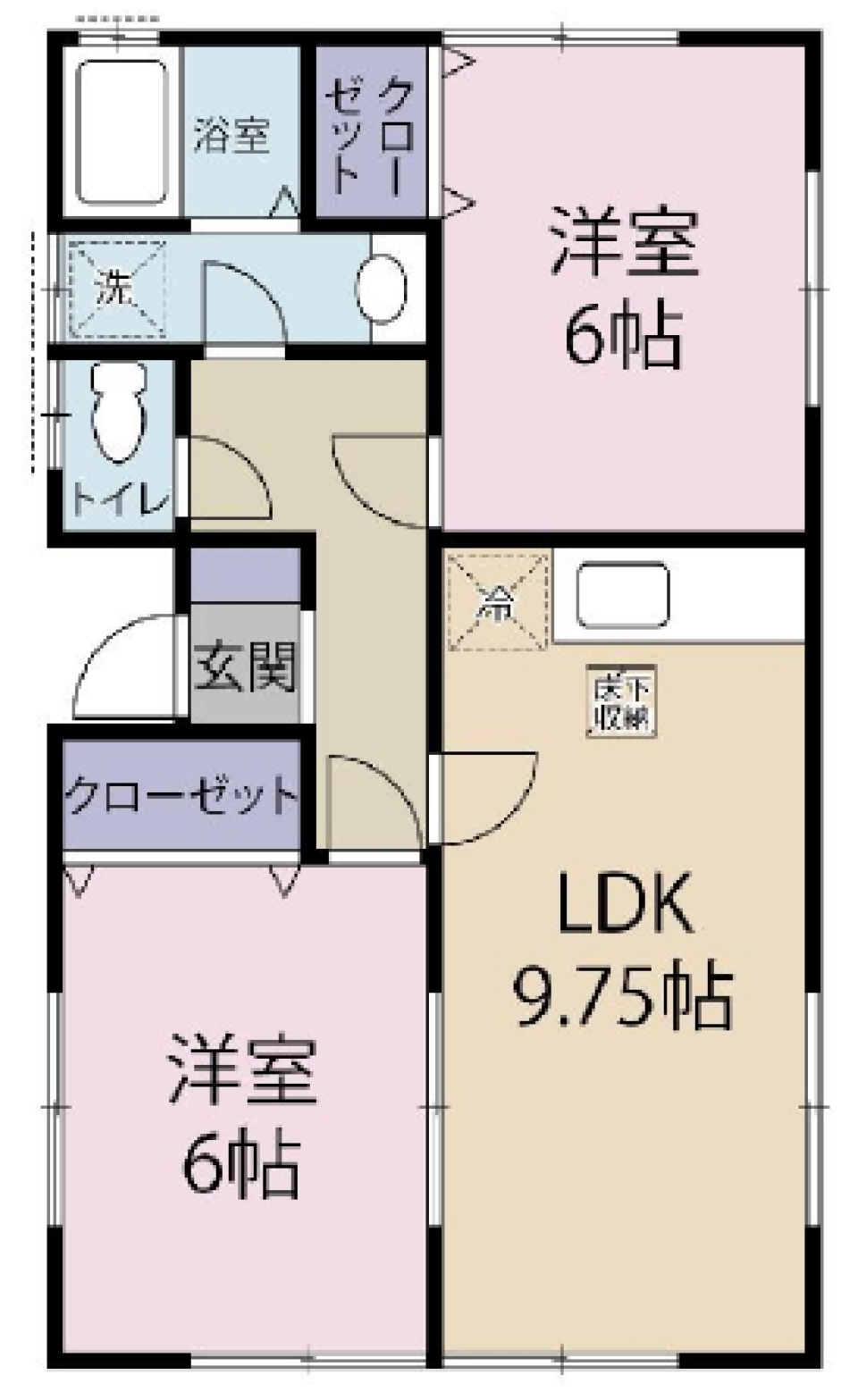 気兼ねない平屋暮らし。の間取り図