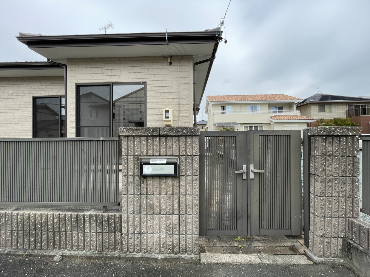 フェンスがあるので外に出てしまう心配もない、小さなお子様でも安心です