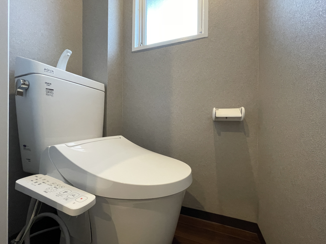 トイレも清潔感たっぷり