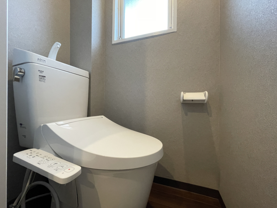 トイレも清潔感たっぷり