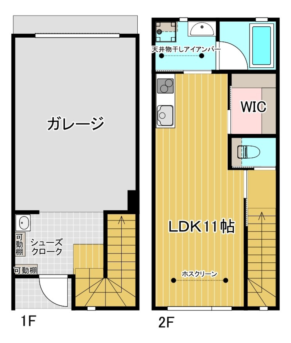 2026年1月完成予定！！[ガレージ]の間取り図
