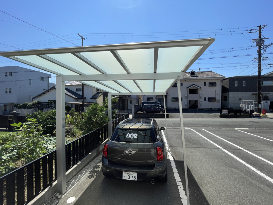 屋根付きで嬉しい◎