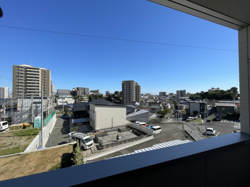 目の前に遮るものがなく、見通しがいい