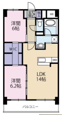 間取りはこちら。