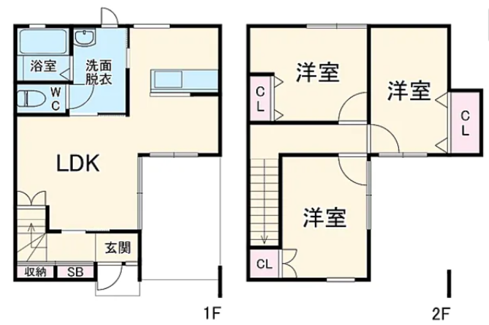 黒の美邸の間取り図