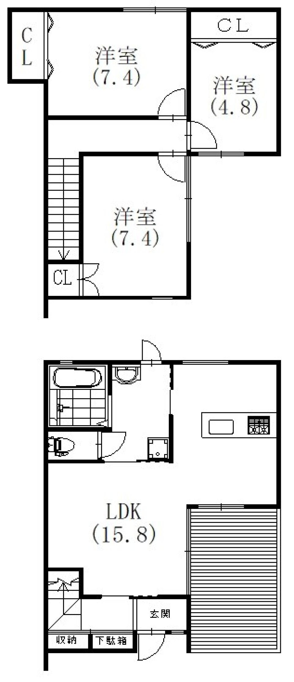 しっぽフリフリ、ペット日和！[ペット可]の間取り図
