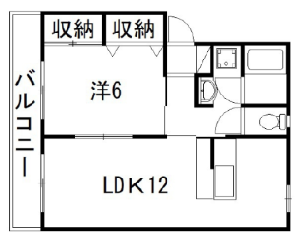 爽やかWOODY ROOMの間取り図