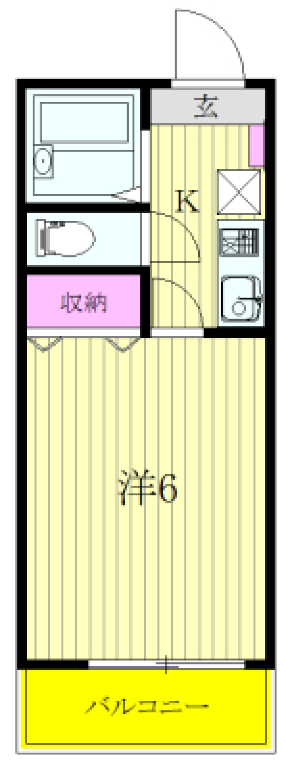 下北沢デザイナーズマンションの間取り図